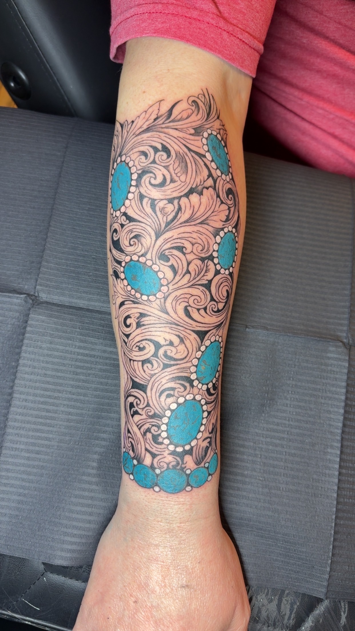 Country abstract tattoo