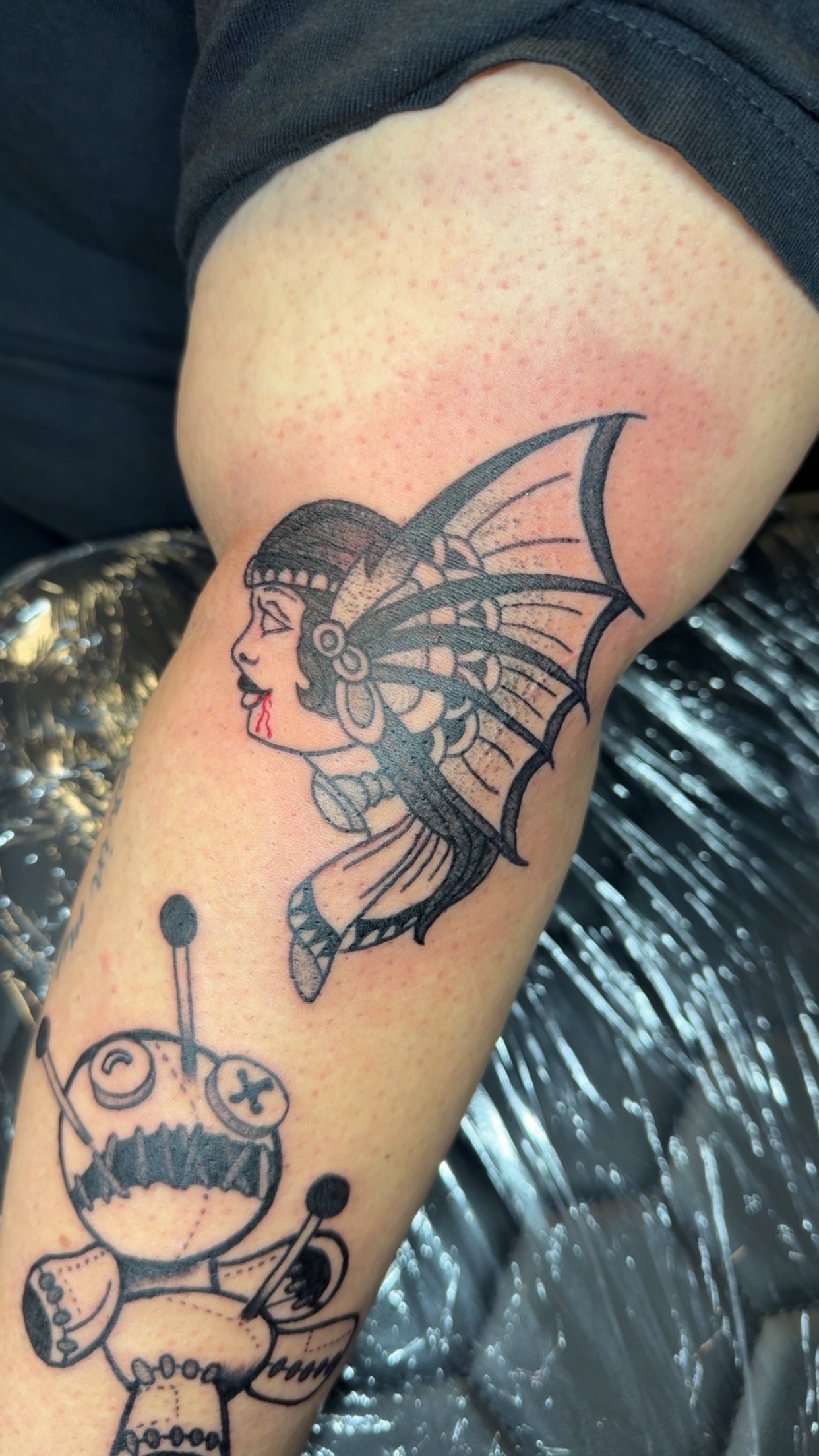 Hutning Antlers Tattoo